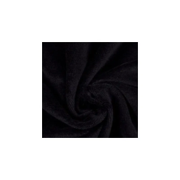 Tissu éponge de bambou noir