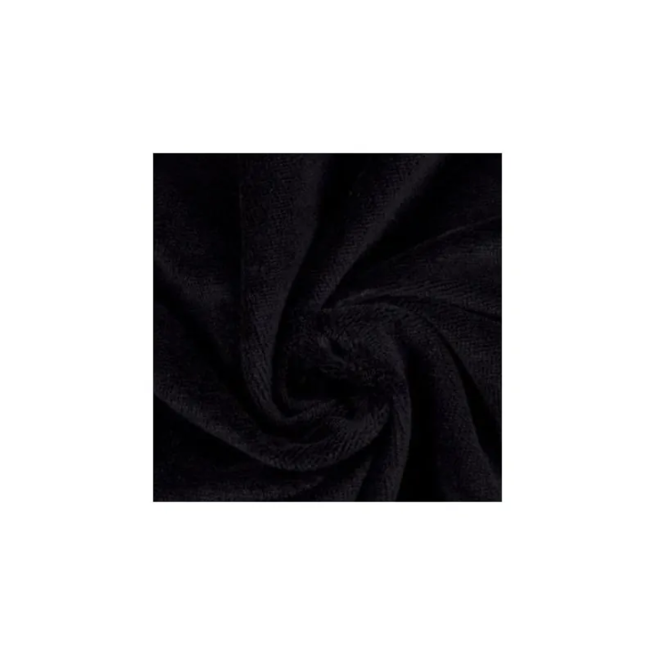 Tissu éponge de bambou noir