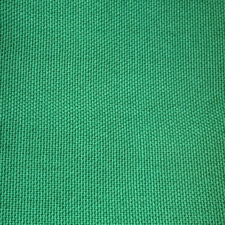 Tissu RICHMOND VERT SAPIN 1/2 PANAMA 100% COTON UNI