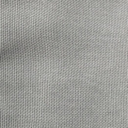 Tissu RICHMOND GRIS PERLE 1/2 PANAMA 100% COTON UNI