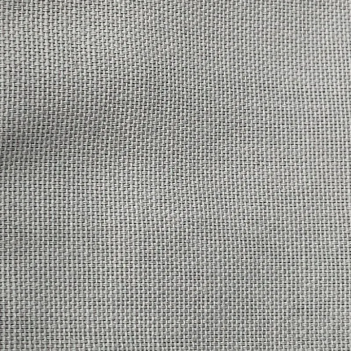 Tissu RICHMOND GRIS PERLE 1/2 PANAMA 100% COTON UNI