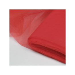 Tulle uni rouge